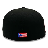 New York Mets Black and Red Metallic Subway Series Patch Gray UV Era 59FIFTY Fitted Hat