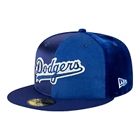 Los Angeles Dodgers Royal Fab Pinwheel 40th Anniversary Patch Gray UV 59FIFTY Fitted Hat