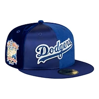 Los Angeles Dodgers Royal Fab Pinwheel 40th Anniversary Patch Gray UV 59FIFTY Fitted Hat