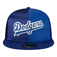 Los Angeles Dodgers Royal Fab Pinwheel 40th Anniversary Patch Gray UV 59FIFTY Fitted Hat