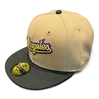 Los Angeles Dodgers Brown and Black "Local Legend" 40th Anniversary Gray UV New Era 59FIFTY Fitted Hat