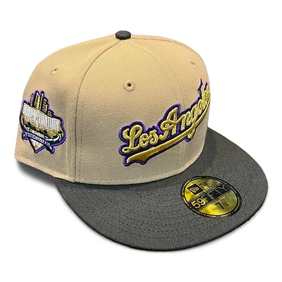 Los Angeles Dodgers Brown and Black "Local Legend" 40th Anniversary Gray UV New Era 59FIFTY Fitted Hat