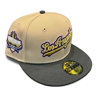 Los Angeles Dodgers Brown and Black "Local Legend" 40th Anniversary Gray UV New Era 59FIFTY Fitted Hat