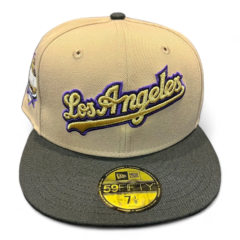 Los Angeles Dodgers Brown and Black "Local Legend" 40th Anniversary Gray UV New Era 59FIFTY Fitted Hat