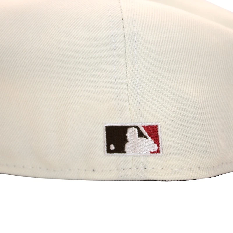 Los Angeles Angels Cream and Brown "FHM DPM FittedHat Pack" 50th Anniversary Patch Gray UV New Era 59Fifty Fitted Hat