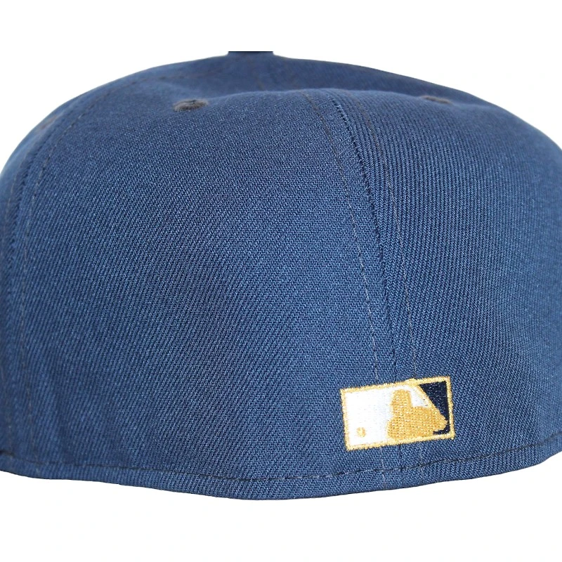Milwaukee Brewers Navy "FHN DPM FittedHat Pack" 2002 ASG Patch Gray UV New Era 59Fifty Fitted Hat