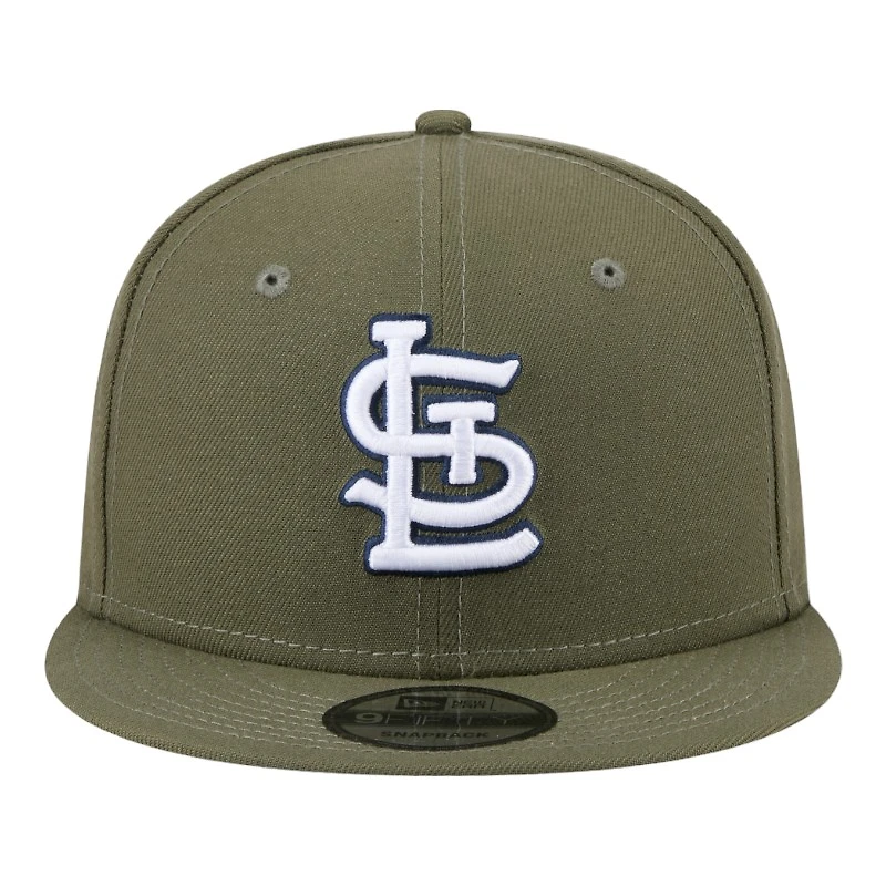 St. Louis Cardinals Olive Green New Era 9FIFTY Snapback Hat