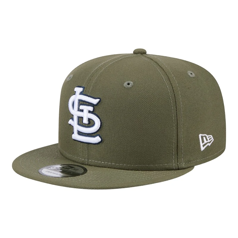 St. Louis Cardinals Olive Green New Era 9FIFTY Snapback Hat