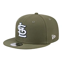 St. Louis Cardinals Olive Green New Era 9FIFTY Snapback Hat