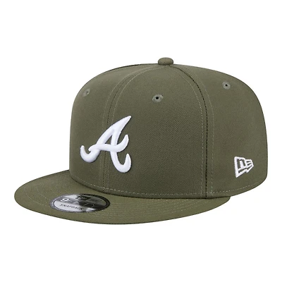 Atlanta Braves Olive Green New Era 9FIFTY Snapback Hat
