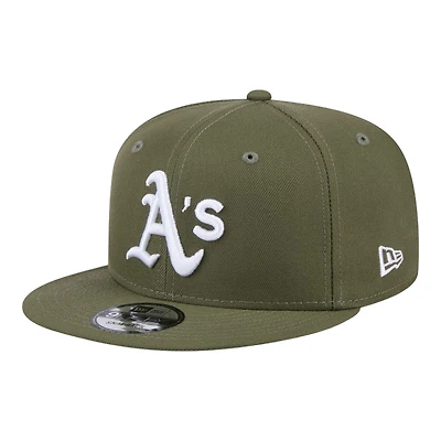 Oakland Athletics Olive Green New Era 9FIFTY Snapback Hat