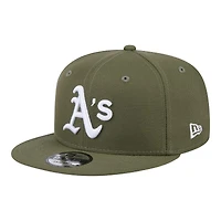 Oakland Athletics Olive Green New Era 9FIFTY Snapback Hat