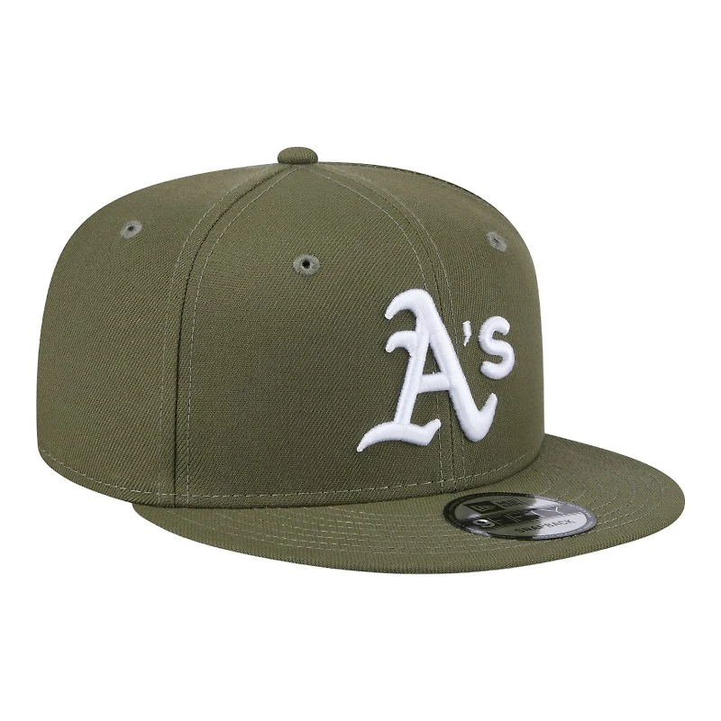 Oakland Athletics Olive Green New Era 9FIFTY Snapback Hat