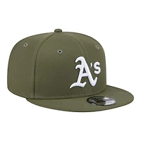 Oakland Athletics Olive Green New Era 9FIFTY Snapback Hat