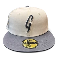 San Francisco Giants Chrome and Graphite 50th Anniversary Patch (Glow the Dark) Gray UV New Era 59FIFTY Fitted Hat