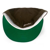 New York Yankees Brown and Black MLB Side Batty Green UV Era 59FIFTY Fitted Hat