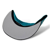 Philadelphia Phillies Teal and Black Team Logo Patch Gray UV New Era 59FIFTY Fitted Hat