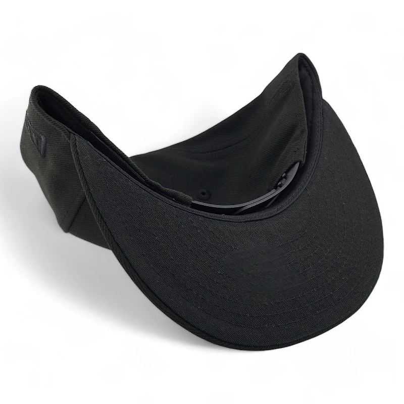 Las Vegas Raiders All Black with White Logo Outline Black UV NFL New Era 9FIFTY Snapback Hat