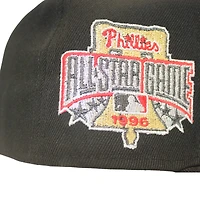 Philadelphia Phillies Black "Caps & Curveballs Pack" 1996 All Star Game Patch Gray UV New Era 59Fifty Fitted Hat