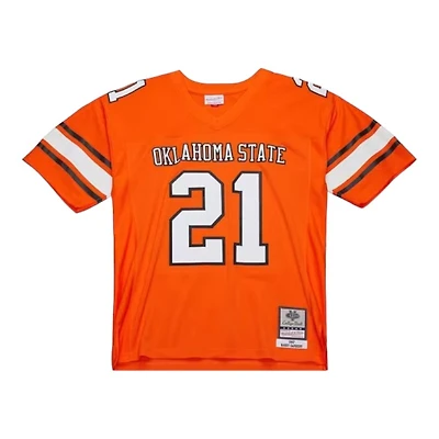 Oklahoma State Cowboys Barry Sanders 1987 Mitchell & Ness Orange Legacy Jersey