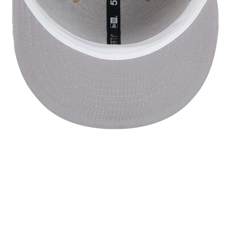 Seattle Seahawks Camel Brown and Royal Blue Gray UV New Era 59FIFTY Fitted Hat