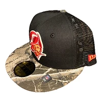 Tampa Bay Buccaneers Black and Realtree Trucker Gray UV NFL New Era 59FIFTY Fitted Hat