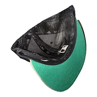 Los Angeles Dodgers Black and Woodland Camo Trucker Gray UV New Era 59FIFTY Fitted Hat