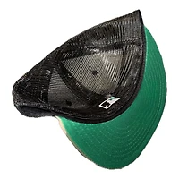 Florida Marlins Black and Woodland Camo Trucker Gray UV New Era 59FIFTY Fitted Hat