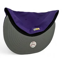 Chicago Cubs Purple and Navy Two Tone 1990 All Star Game Patch Gray UV New Era 59FIFTY Fitted Hat