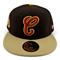 Chicago White Sox Brown and Gold Two Tone Comiskey Park Patch Red UV New Era 59FIFTY Fitted Hat