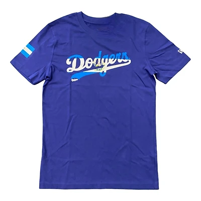 Los Angeles Dodgers Royal Blue El Salvador Flag Wordmark New Era T-Shirt