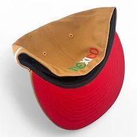 Mexico Brown and Red Flag Patch UV New Era 59FIFTY Fitted Hat