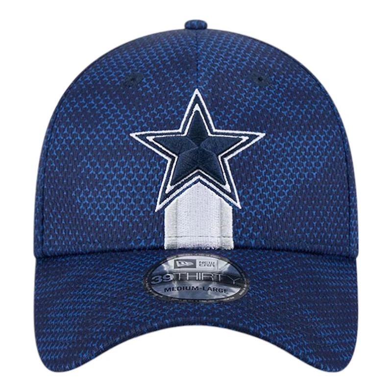 Dallas Cowboys Navy 2024 NFL Sideline New Era 39THIRTY Flex Hat