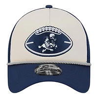 Dallas Cowboys 2024 Historic Throwback NFL Sideline New Era A-Frame 9FORTY Snapback Hat