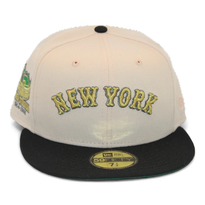 New York Mets Mango Mocha and Black "Creator Gang Pack 2" Shea Stadium Patch Green UV Era 59Fifty Fitted Hat