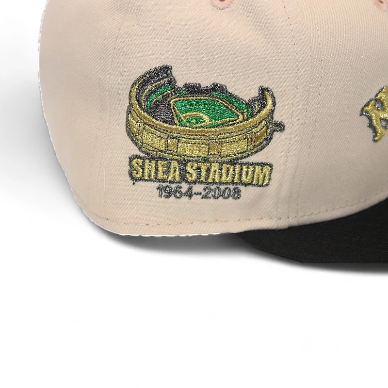 New York Mets Mango Mocha and Black "Creator Gang Pack 2" Shea Stadium Patch Green UV Era 59Fifty Fitted Hat