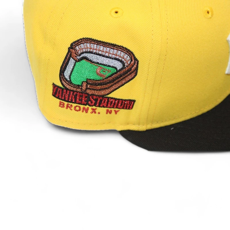 New York Yankees Yellow and Black "Creator Gang Pack 2" Stadium Patch Gray UV Era 59Fifty Fitted Hat