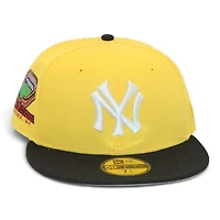 New York Yankees Yellow and Black "Creator Gang Pack 2" Stadium Patch Gray UV Era 59Fifty Fitted Hat