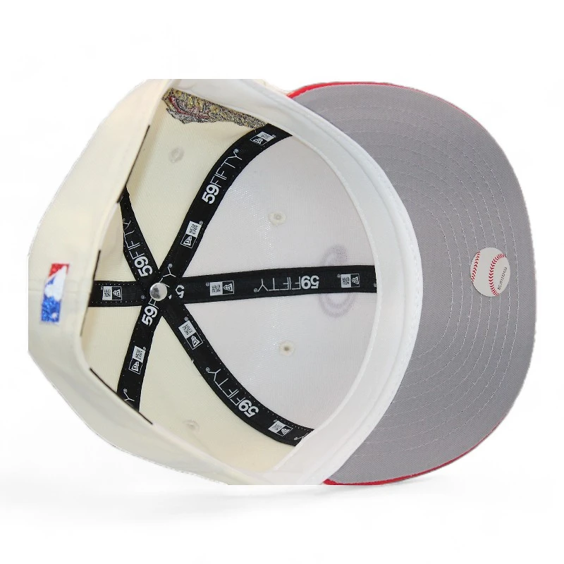 Philadelphia Phillies Cream and Red "Creator Gang Pack 2" 1993 World Series Patch Gray UV New Era 59Fifty Fitted Hat