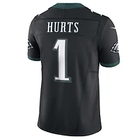 Philadelphia Eagles Jalen Hurts 2024 Black Nike Vapor F.U.S.E Limited Jersey