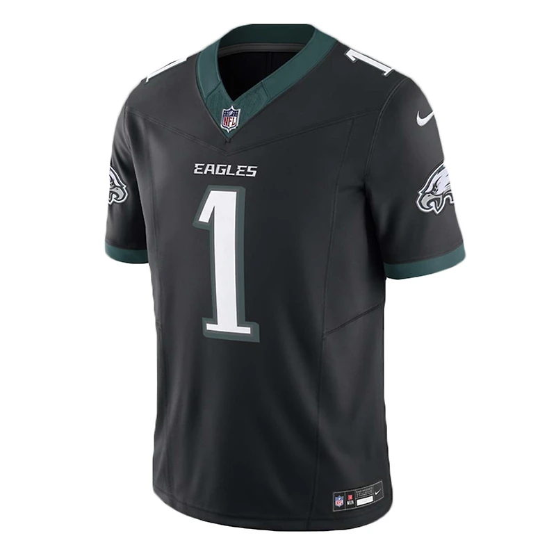 Philadelphia Eagles Jalen Hurts 2024 Black Nike Vapor F.U.S.E Limited Jersey