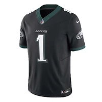 Philadelphia Eagles Jalen Hurts 2024 Black Nike Vapor F.U.S.E Limited Jersey