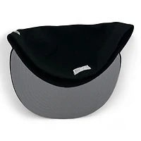 Atlanta Braves Black and Light Blue 150th Anni Patch Gray UV New Era 59FIFTY Fitted Hat