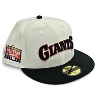 San Francisco Giants Chrome and Black Leon the Lab 2007 ASG Patch Gray UV 59FIFTY Fitted Hat