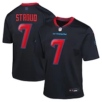 Youth Houston Texans CJ Stroud Navy 2nd Alternate Nike Game Jersey