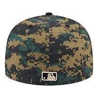 Chicago Cubs Black and Digi Camo 1990 ASg Patch Gray UV New Era 59FIFTY Fitted Hat