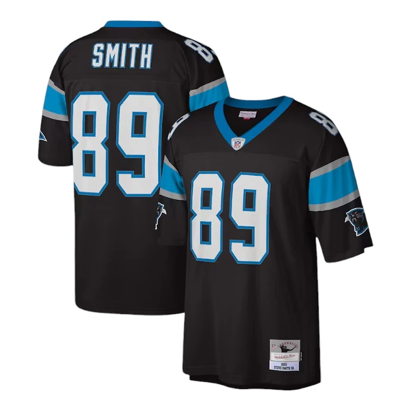 Carolina Panthers Steve Smith 2003 Mitchell & Ness Black Legacy Jersey