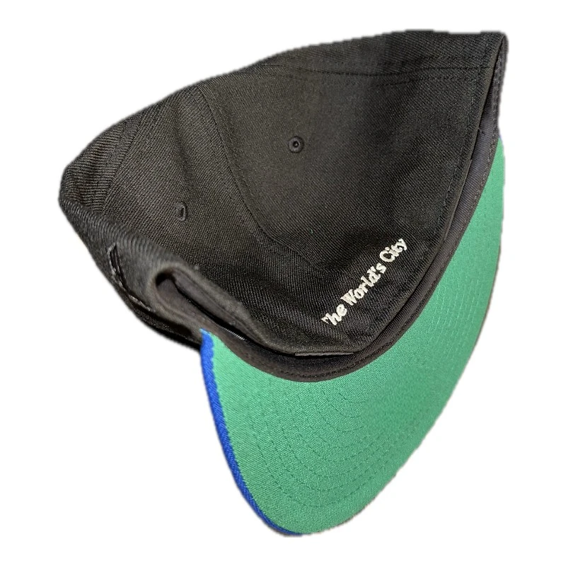 New York Mets Black and Royal Blue City Connect "NYC" Logo Kelly Green UV Era 59FIFTY Fitted Hat