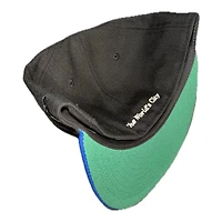 New York Mets Black and Royal Blue City Connect "NYC" Logo Kelly Green UV Era 59FIFTY Fitted Hat