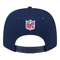Youth Tennessee Titans Navy 2024 NFL Sideline New Era 9SEVENTY Stretch-Snap Hat